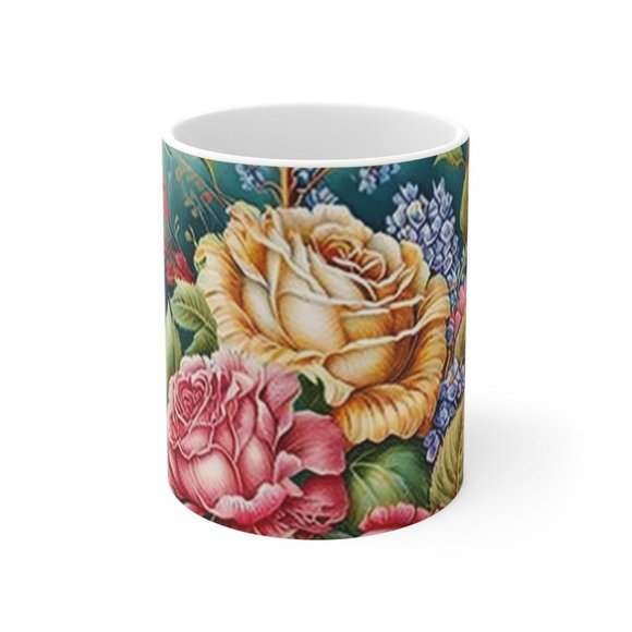 Mug for Coffee Lovers - Artistic and One-of-a-Kind Gift for Her/Him, 11 oz - Picture 1 of 10